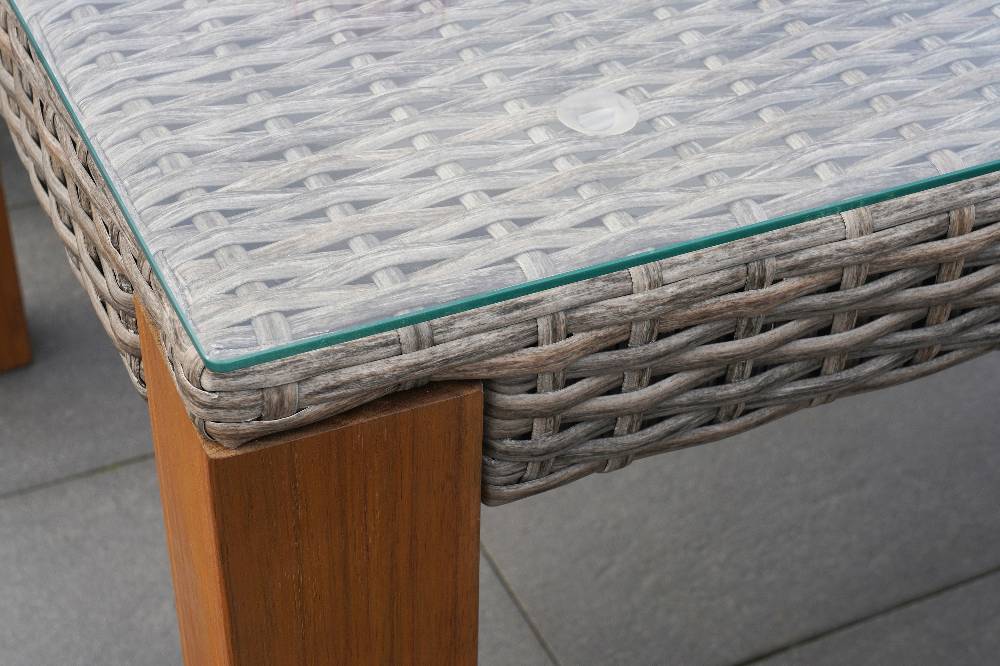Merxx Geflechttisch 100 x 200 cm Black Friday