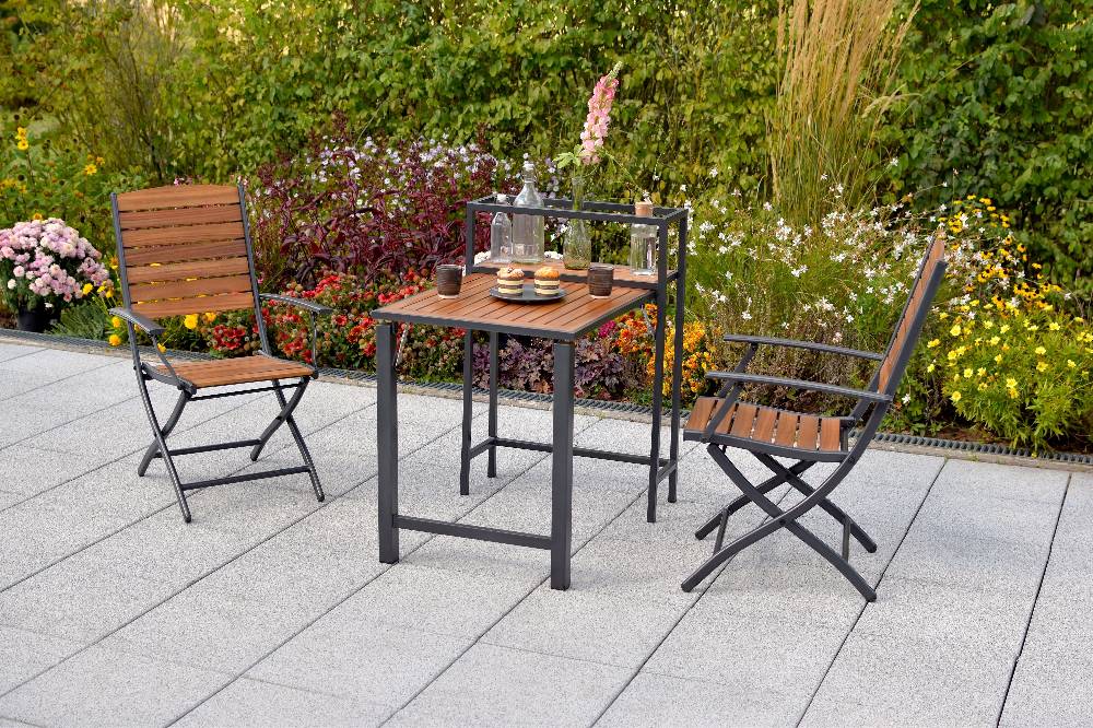 Merxx Santorin Set 3tlg. Balkonklapptisch 93 x 60 cm Sonderangebote