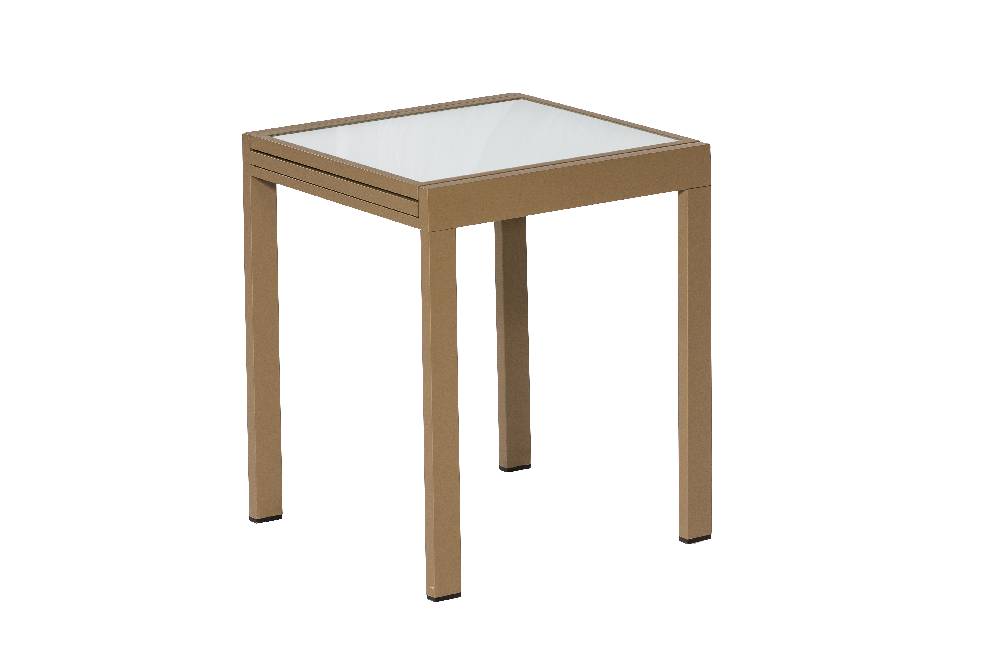 Merxx Treviso Set 3tlg. Ausziehtisch 65/130 x 65 cm Nur für heute