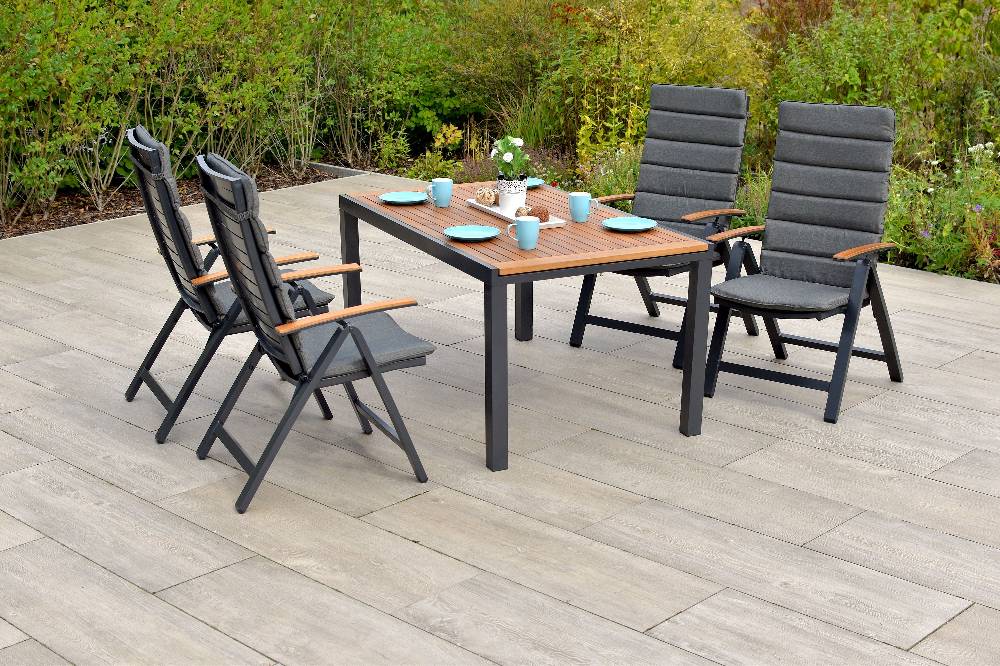 Merxx Astros Set 9tlg. Ausziehtisch 150/200 x 90 cm 50% Rabatt mit kostenlosem Versand