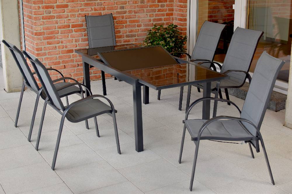 Merxx Amalfi Set 7tlg. Ausziehtisch 140/200 x 90 cm Verkauf