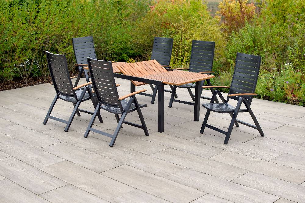 Merxx Astros Set 7tlg. Ausziehtisch 150/200 x 90 cm Flash Sale