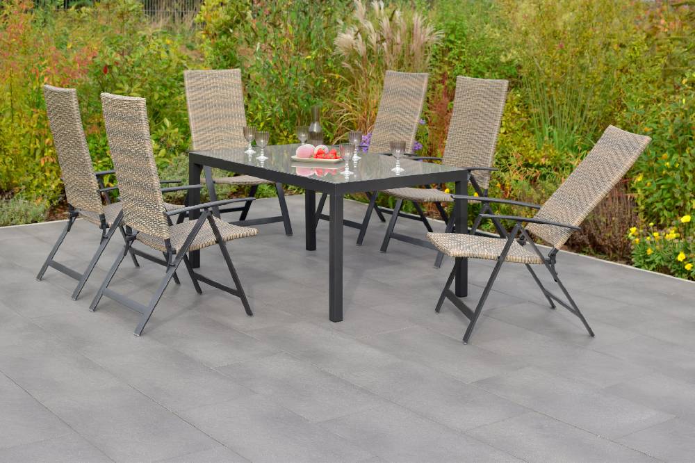 Merxx Sorano Set 7tlg. Tisch 150 x 90 cm Heißer Verkauf