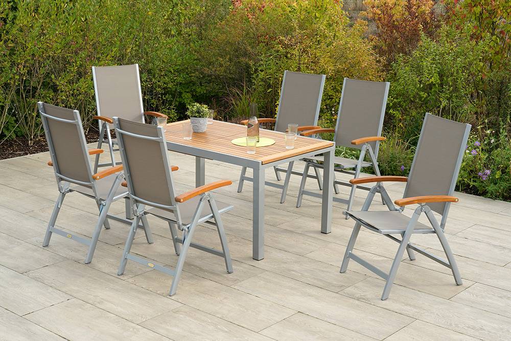 Merxx Naxos Set 7tlg. Tisch 150 x 90 cm Letzte 3 Tage