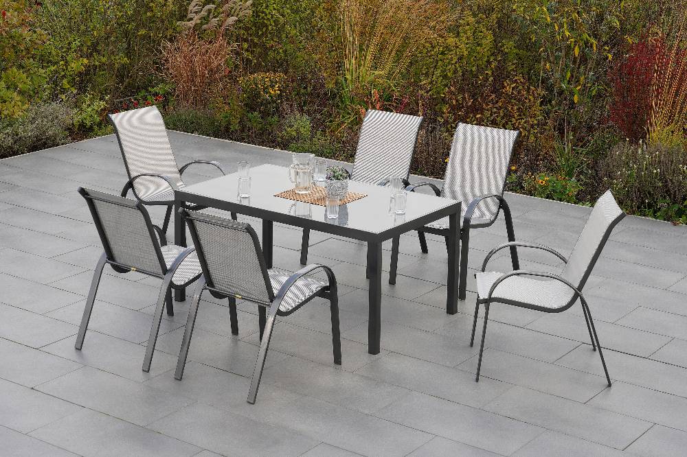 Merxx Amalfi Set 7tlg. Tisch 150 x 90 cm Fabrikladen
