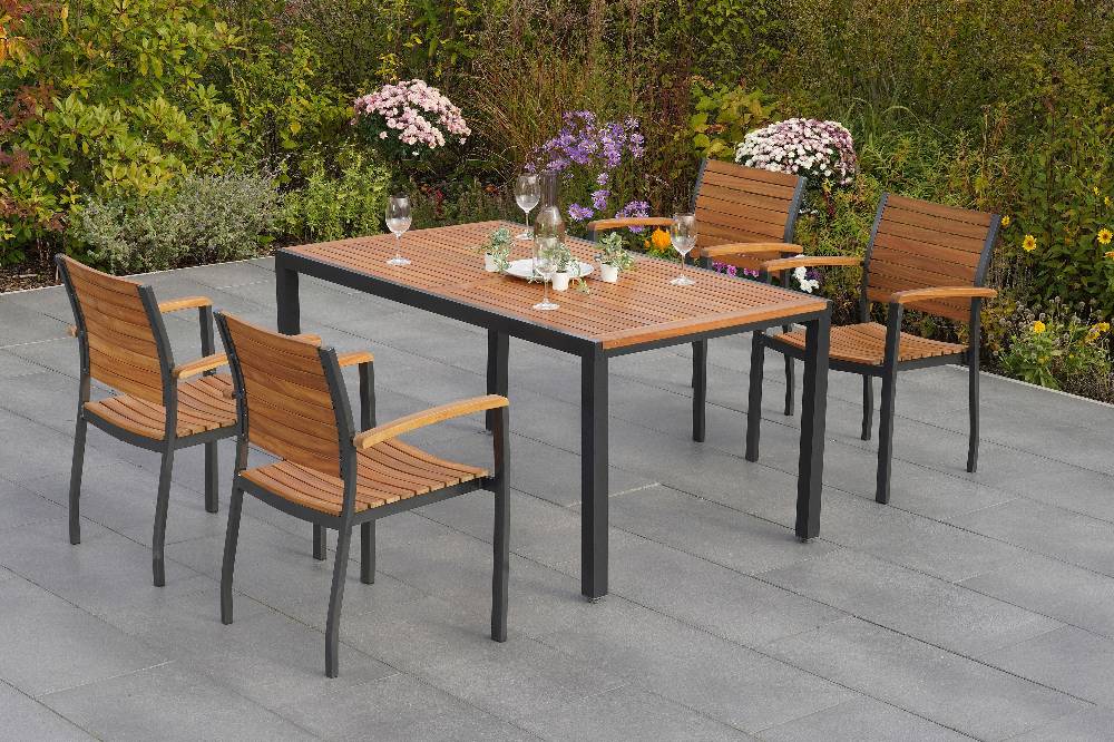 Merxx Santorin Set 5tlg.Tisch 150 x 90 cm Blitzverkäufe