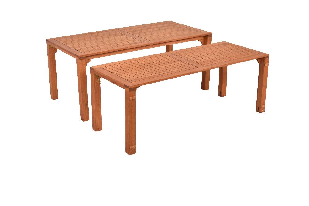 Merxx Comodoro Set 11tlg. Flex-Ausziehtisch 185/370 x 90 cm Limitierter Zeitrabatt