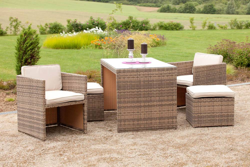 Merxx Merano Balkonset 11tlg. Tisch 69 x 127 cm Sonderangebot