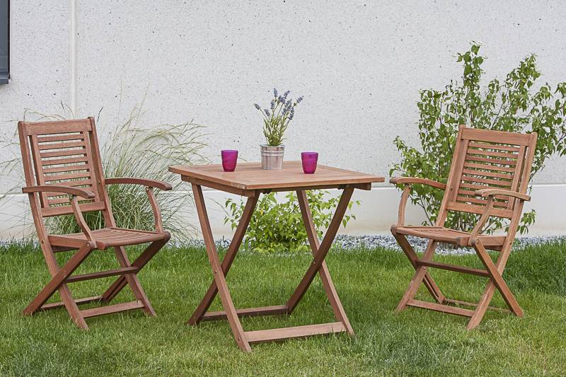 Merxx Cordoba Set 3tlg. mit Tisch 70 x 70 cm Discount Store für neue Produkte