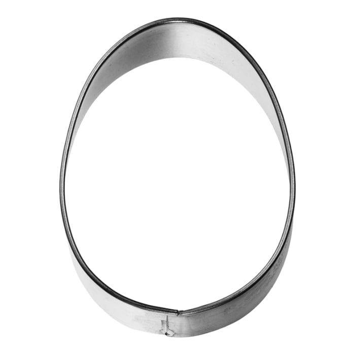 Rbv Birkmann AUSSTECHFORM EI WEIßBLECH MIT BRILLIANTEM GLANZ | HANDGELÖTET | 8 CM AUSSTECHFORMEN