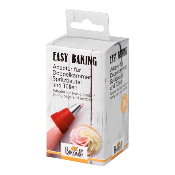 Rbv Birkmann Doppelkammer-Spritztüllen-Adapter | Easy Baking Sonderangebote