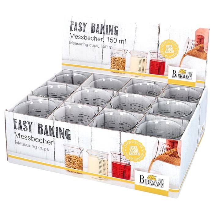 Rbv Birkmann MESSBECHER GLAS 150 ML EASY BAKING Letzte 3 Tage