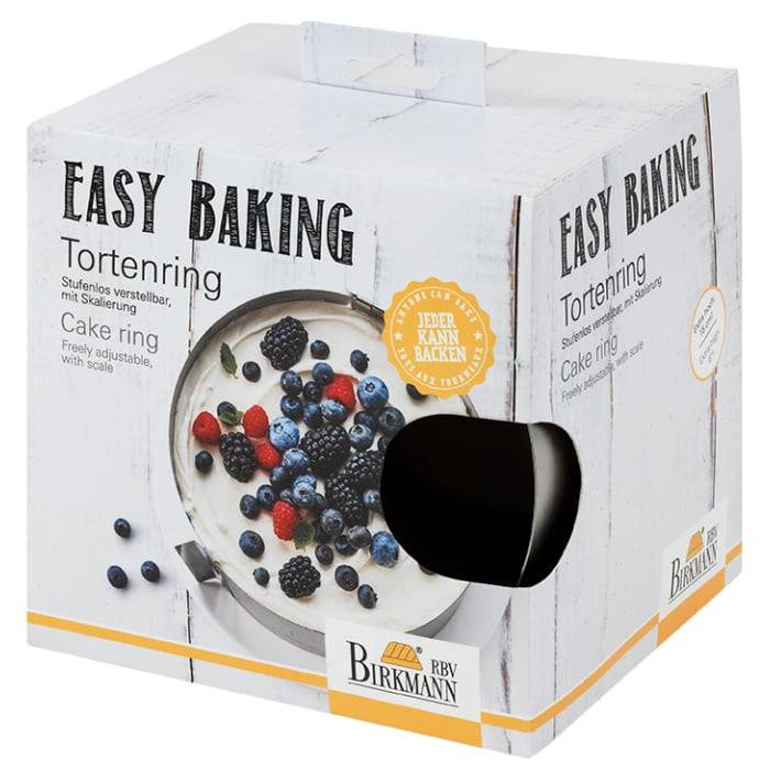 Rbv Birkmann TORTENRING HÖHE 15 CM EASY BAKING Nur noch ein Tag übrig
