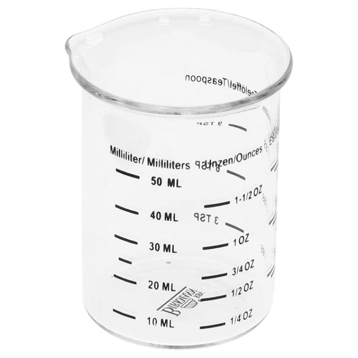 Rbv Birkmann MESSBECHER GLAS 50 ML EASY BAKING 50% Rabatt mit kostenlosem Versand