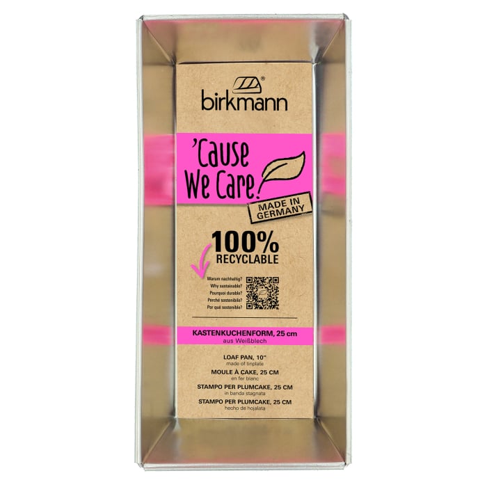Rbv Birkmann Kastenkuchenform 25 cm ´Cause we care 50% Rabatt für begrenzte Zeit