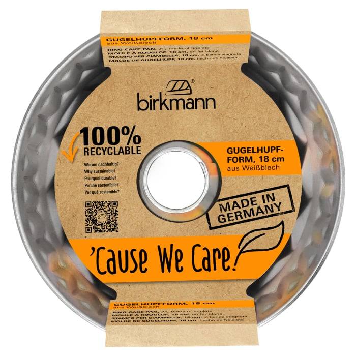 Rbv Birkmann Gugelhupf Ø 22 cm ´Cause we care Kostenloser Versand
