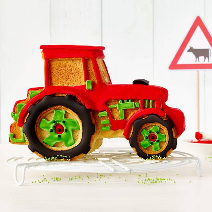 Rbv Birkmann VOLLBACKFORM KALLE | DER TRAKTOR | 24,5 x 10 CM SILIKON | ANTIHAFT Exklusivangebot