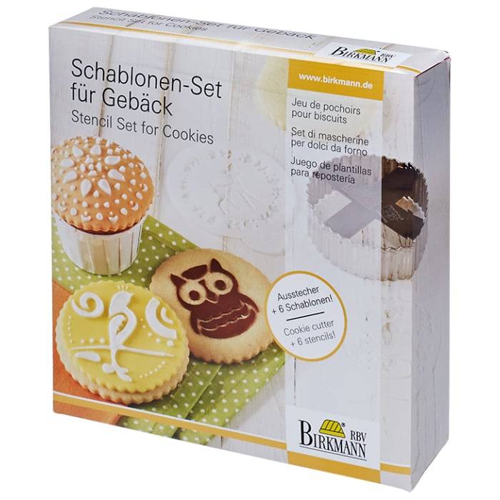Rbv Birkmann Schablonen-Set für Gebäck | Ganzjahr Online