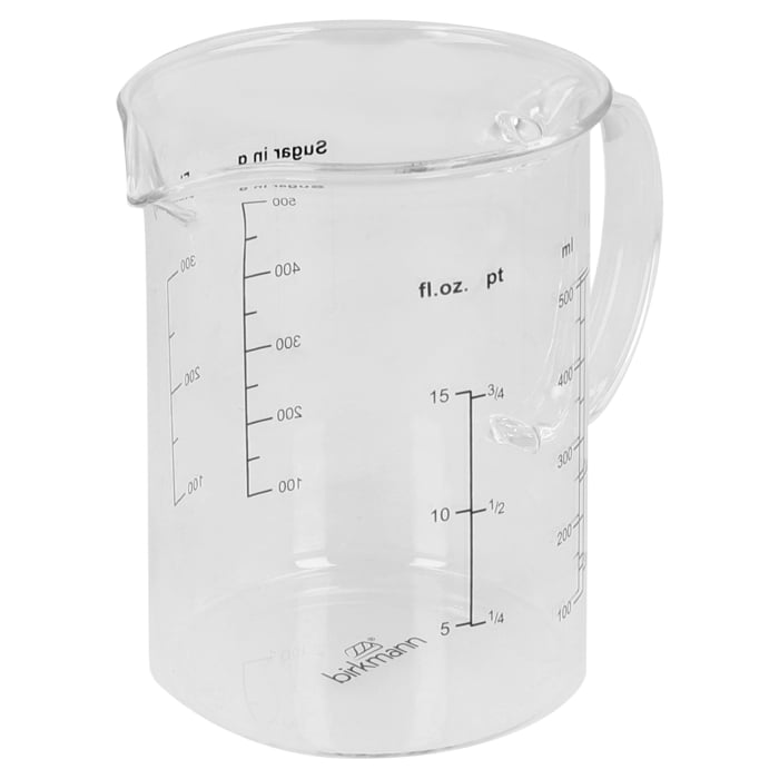 Rbv Birkmann Messbecher Glas 500 ml ´Cause we care Bis zu 50% Rabatt