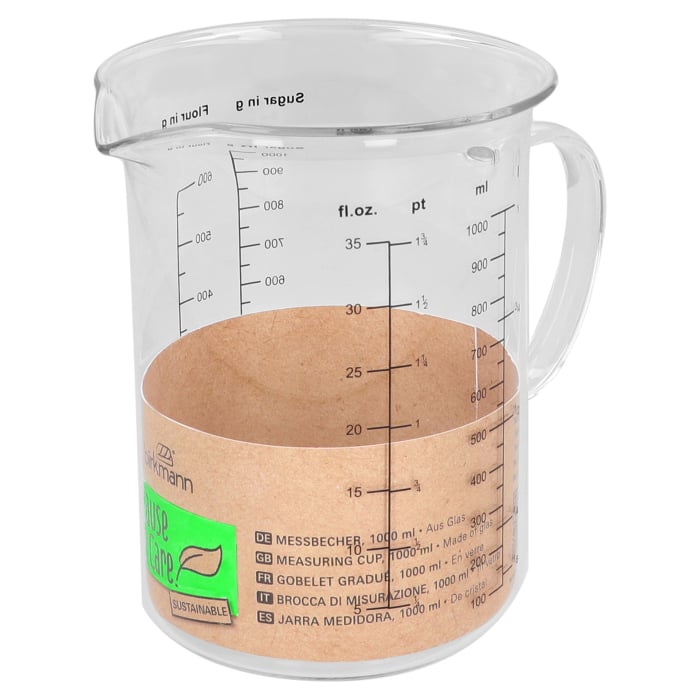 Rbv Birkmann Messbecher Glas 1000 ml ´Cause we care Super Rabatt