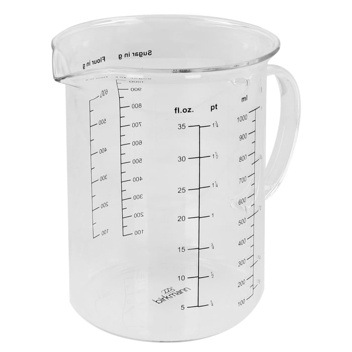 Rbv Birkmann Messbecher Glas 1000 ml ´Cause we care Super Rabatt