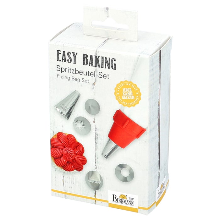 Rbv Birkmann SPRITZBEUTEL-SET | 8-TLG. EASY BAKING Limitierter Zeitrabatt