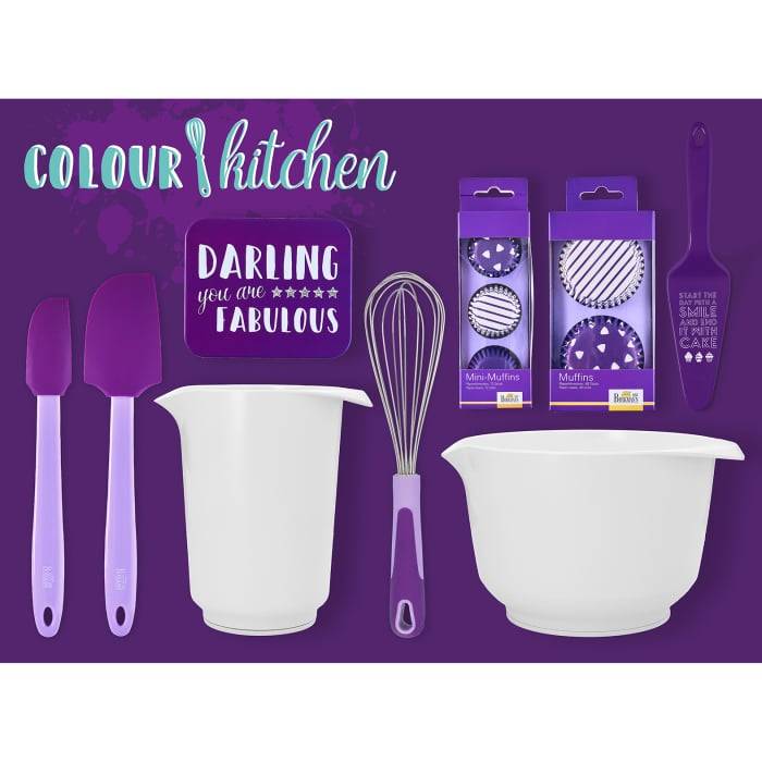 Rbv Birkmann TEIGSCHABER LILA | 29 CM COLOUR KITCHEN Jubiläumsangebot
