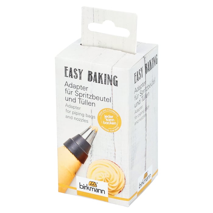 Rbv Birkmann ADAPTER FÜR SPRITZBEUTEL UND TÜLLEN | LEBENSMITTELECHTER KUNSTSTOFF | 5 x 5 x 10 CM EASY BAKING Zeitlich begrenztes Angebot
