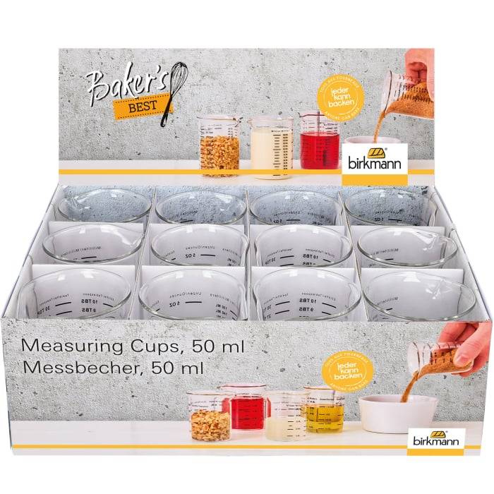 Rbv Birkmann Messbecher Glas 50 ml Baker´s Best