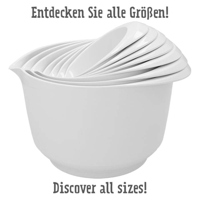 Rbv Birkmann RÜHR- UND SERVIERSCHÜSSEL | 1,5 L MELAMIN | WEISS Fabrikpreis