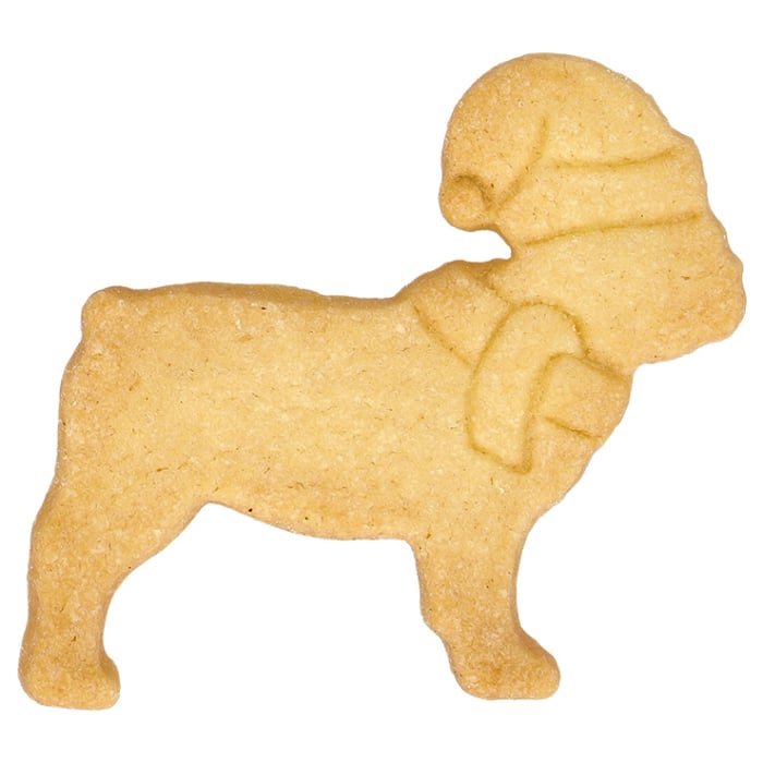 Rbv Birkmann Ausstechform | Weihnachts-Bulldogge | 6 cm Großer Ausverkauf