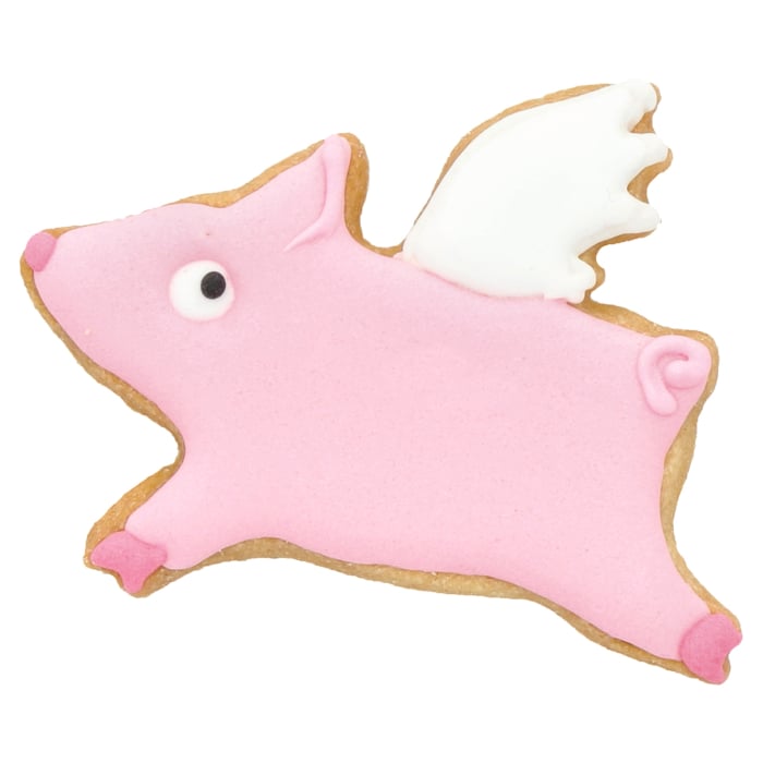 Rbv Birkmann Ausstechform Schwein mit Flügeln Edelstahl | mit Innenprägung | 7 cm Tägliche Deals