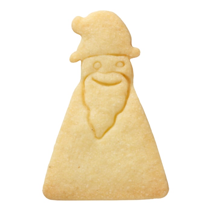 Rbv Birkmann PLÄTZCHEN - AUSSTECHFORM WEIHNACHTSMANN | GEOMETRISCH EDELSTAHL | MIT INNENPRÄGUNG | 6,5 CM Begrenztes Angebot