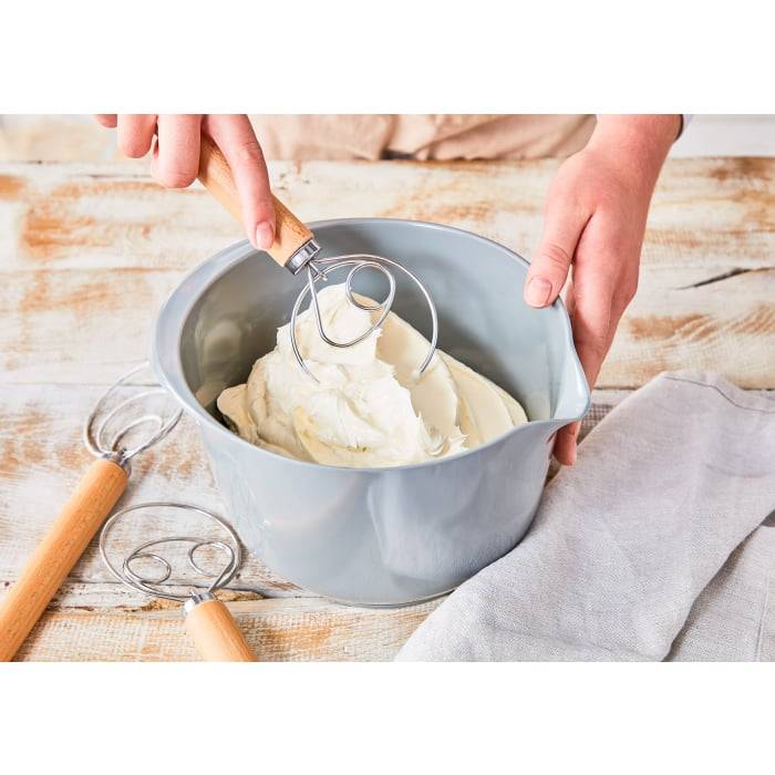 Rbv Birkmann Teigrührer mit Spirale Dänischer Schneebesen | 34 cm Laib & Seele Kostenlose Rückgabe
