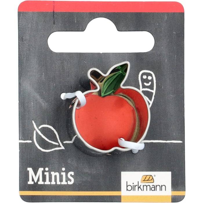 Rbv Birkmann Mini-Ausstechform Apfel Edelstahl | 2,5 cm