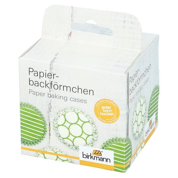 Rbv Birkmann PAPIERBACKFÖRMCHEN | GRÜN | Ø 7 CM | 3 CM HOCH COLOUR KITCHEN Black Friday