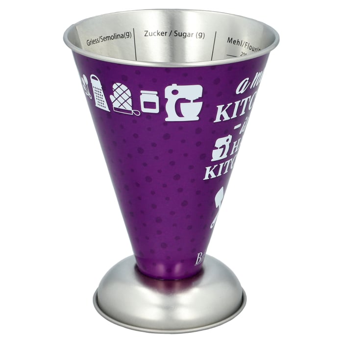 Rbv Birkmann MESSBECHER | LILA A MESSY KITCHEN IS A HAPPY KITCHEN COLOUR KITCHEN Weihnachtsangebot