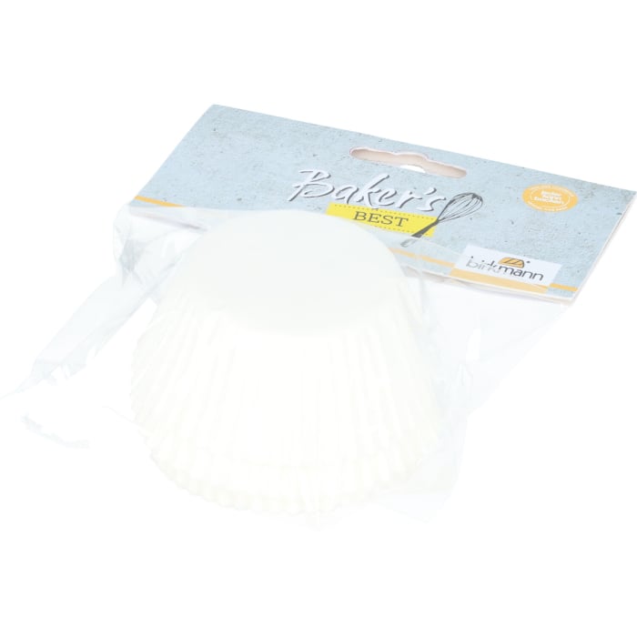 Rbv Birkmann Papierbackförmchen weiß | Ø 7 cm | 100 Stk. Baker´s Best Räumungsverkauf