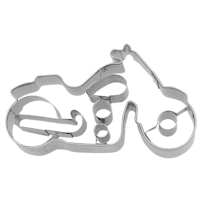 Rbv Birkmann Ausstechform Motorrad Edelstahl | mit Innenprägung | 8 cm Letzte 2 Tage