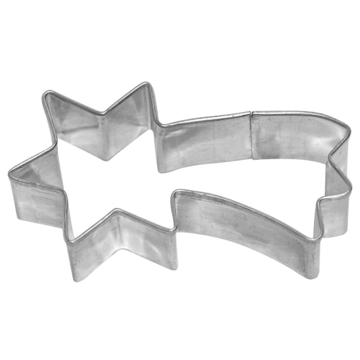 Rbv Birkmann PLÄTZCHEN - AUSSTECHFORM KOMET WEIßBLECH MIT BRILLANTEM GLANZ | HANDGELÖTET | 5,5 CM Bis zu 65% Rabatt