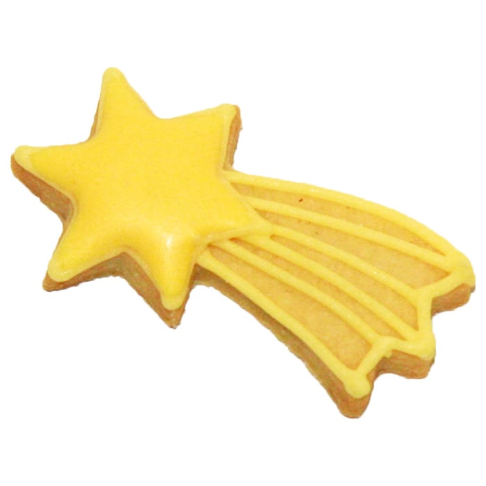 Rbv Birkmann PLÄTZCHEN - AUSSTECHFORM KOMET WEIßBLECH MIT BRILLANTEM GLANZ | HANDGELÖTET | 5,5 CM Bis zu 65% Rabatt