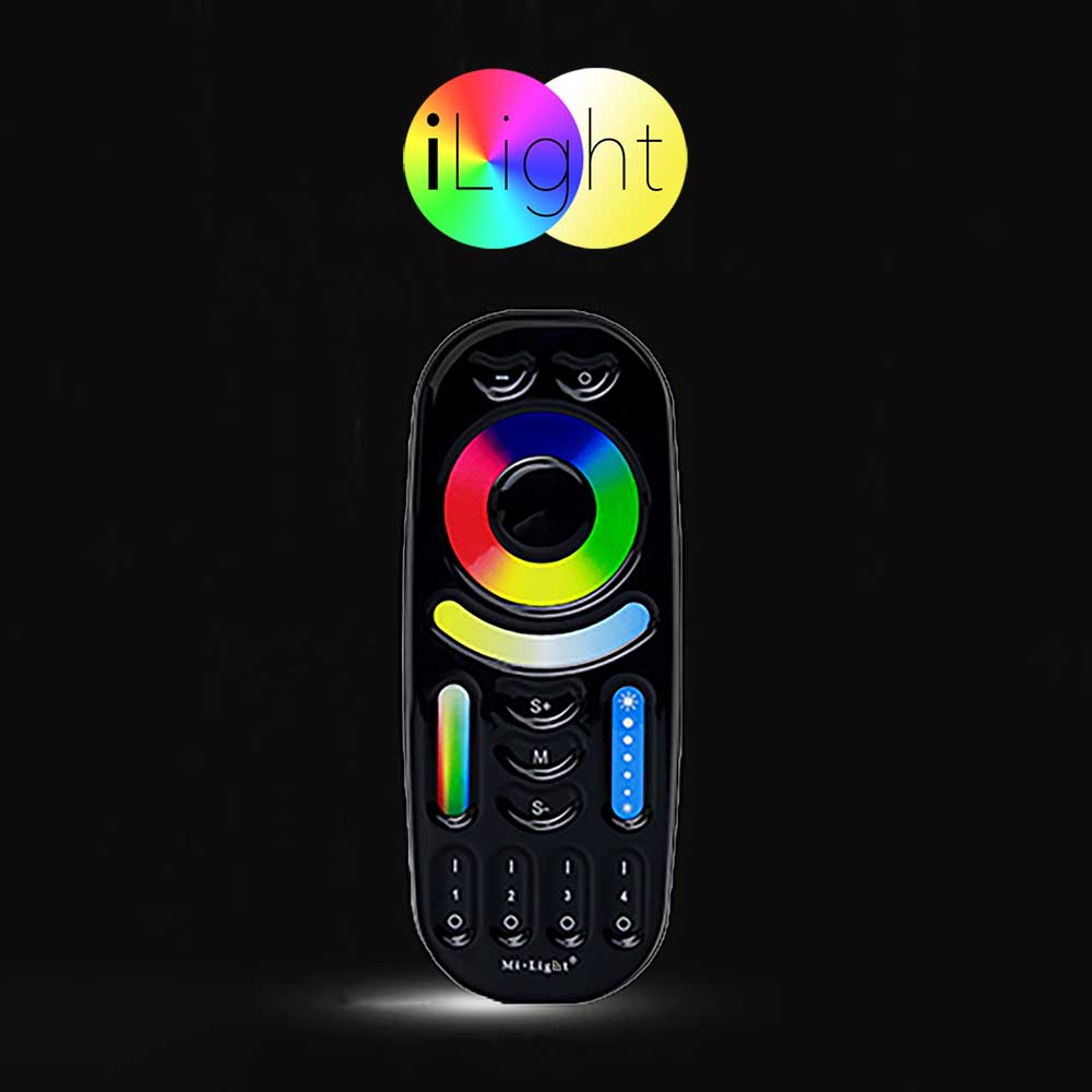 S.Luce iLight Fernbedienung für Leuchtmittel & Strip RGB + CCT Schwarz Jubiläumsangebot