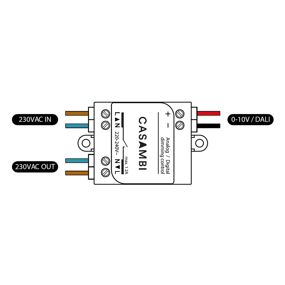 S.Luce Casambi ASD Modul Controller 0-10V & 1-10V Leuchten Zeitlich begrenztes Angebot