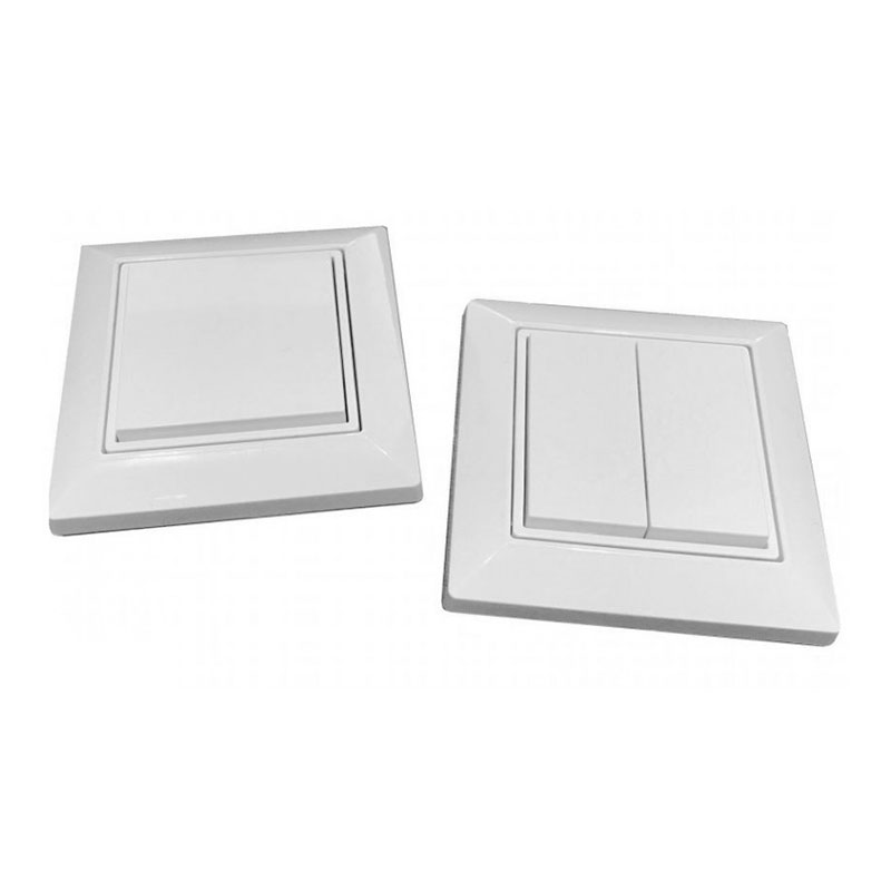S.Luce Casambi Easyfit draht- & batterieloser Wandschalter 1-fach Weiß Neuheiten