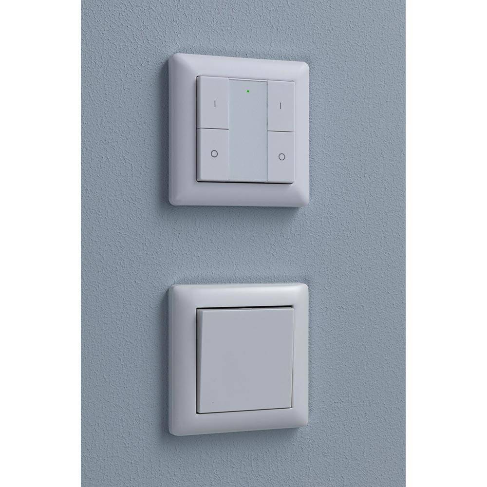 S.Luce Wandschalter Smart Home Zigbee On-Off Dimmung Weiß Super Sparpreis