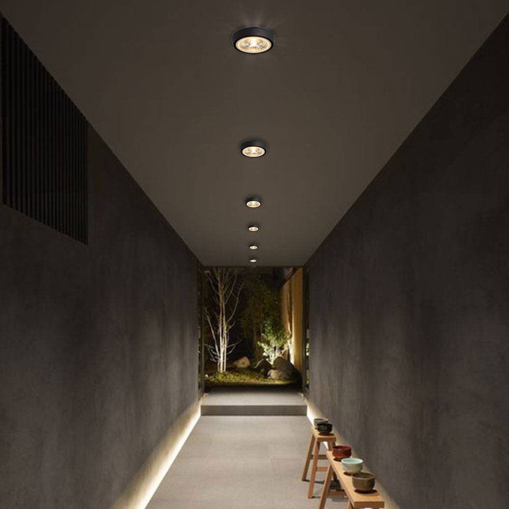S.Luce LED Decken Aufbauspot Santa Flat IP65 Letzte 2 Tage
