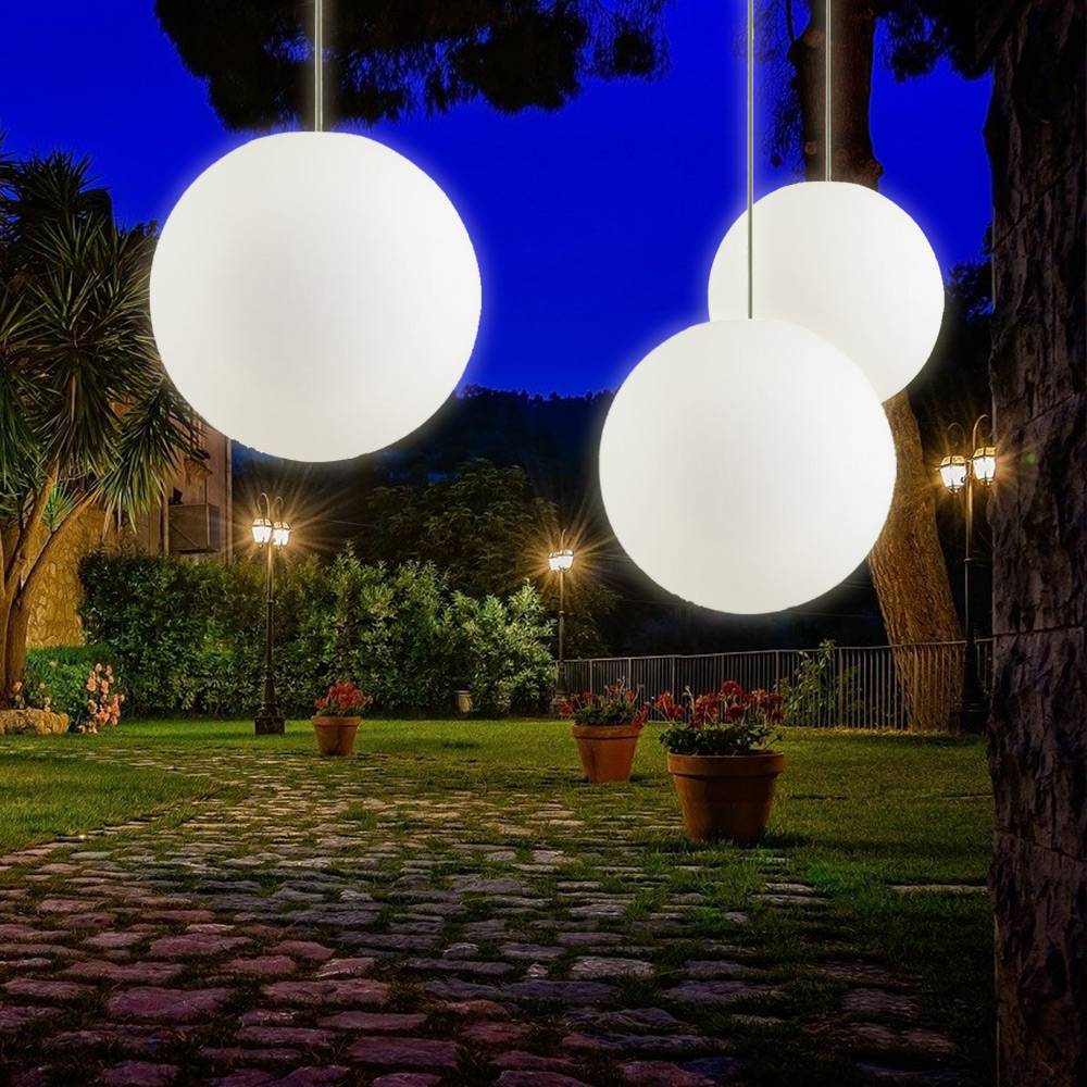 S.Luce s.luce Globe Hänge-Kugellampe für Innen & Außen IP54 Letzter Tag