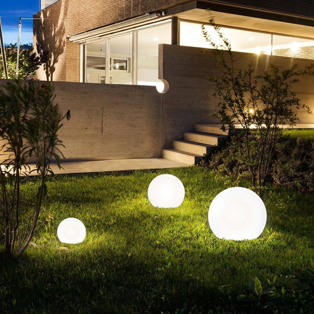 S.Luce Bolla Garten Außenkugel Ø 45cm Weiß Nur noch ein Tag übrig