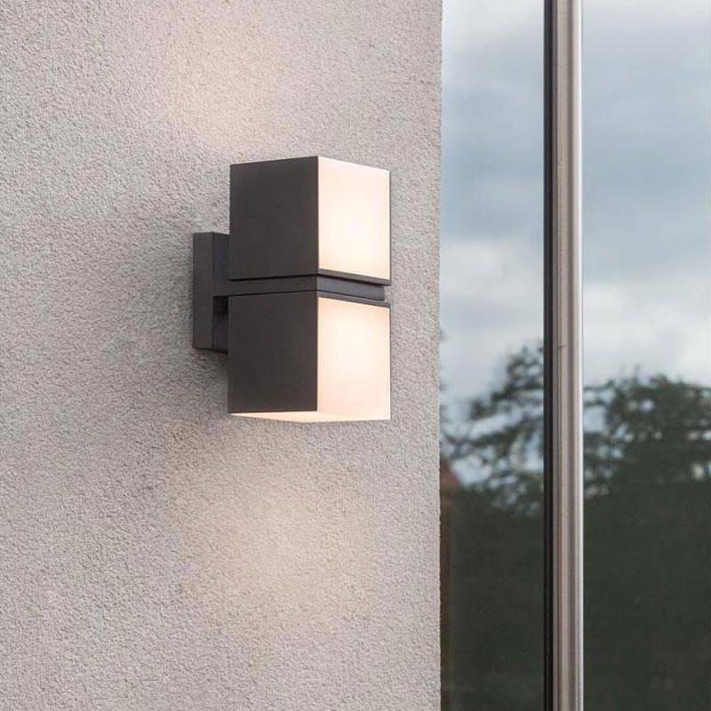 S.Luce Drehbare LED-Außenwandleuchte Cuba IP54 Anthrazit Clearance-Verkauf