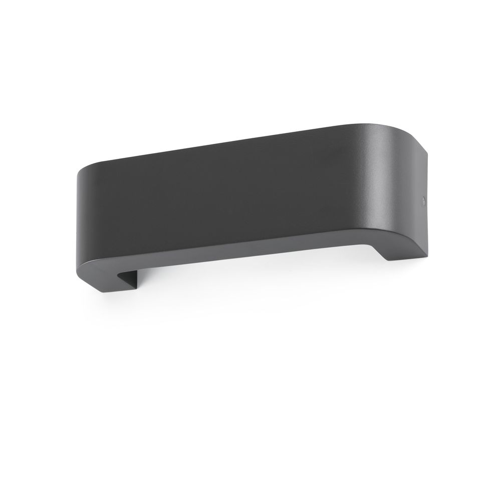 S.Luce LED Außenwandleuchte BRACKET IP44 Dunkelgrau Kostenloser Versand international
